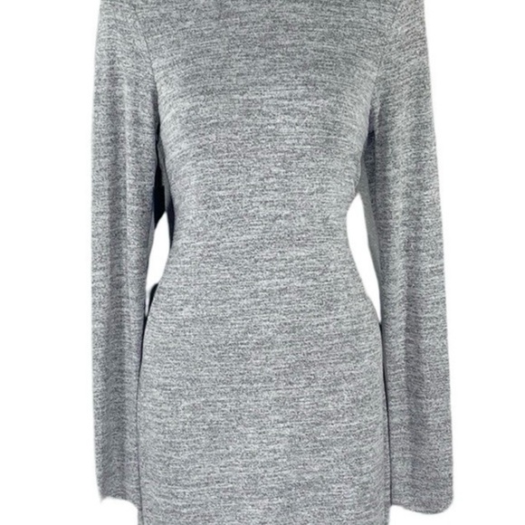 Aritzia Wilfred Free Grey Turtleneck Sasha Dress - Picture 2 of 2